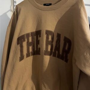 The Bar chocolate chip varsity Sweatshirt